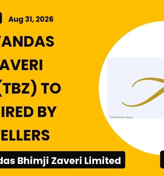 Tribhovandas Bhimji Zaveri Limited TBZ Acquisition