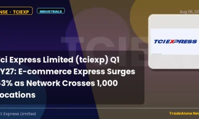 Tci Express Limited Q1 FY27 E-commerce Express Surge