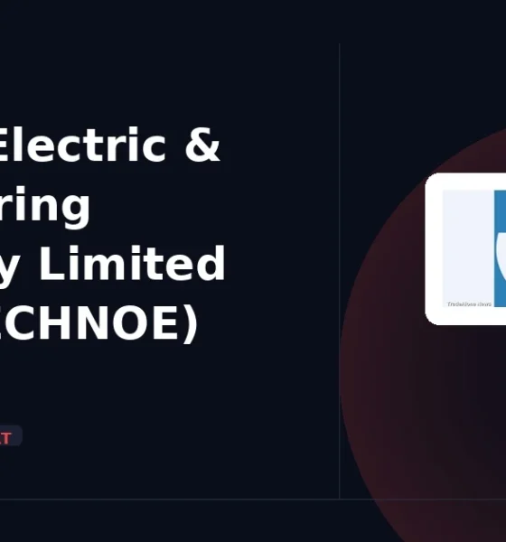 Techno Electric & Engineering Company Limited TECHNOE falls 6% intraday