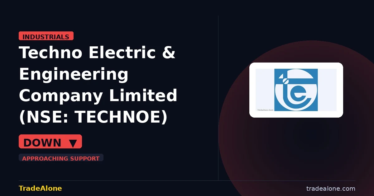 Techno Electric & Engineering Company Limited TECHNOE falls 6% intraday