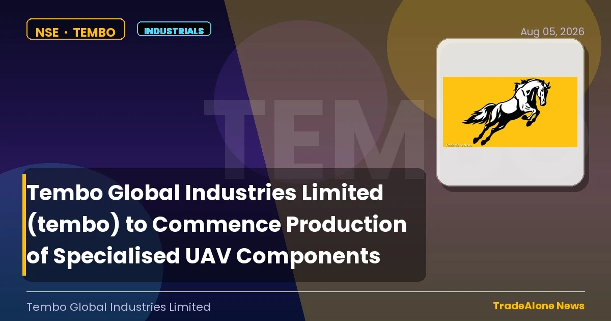 Tembo Global Industries Limited TEMBO UAV Components