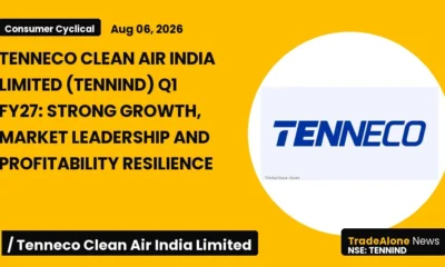 Tenneco Clean Air India Limited Tennind Q1 FY27
