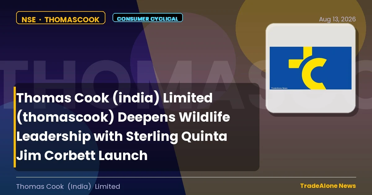 Thomas Cook (india) Limited Thomascook Q3 FY26 Wildlife Strategy
