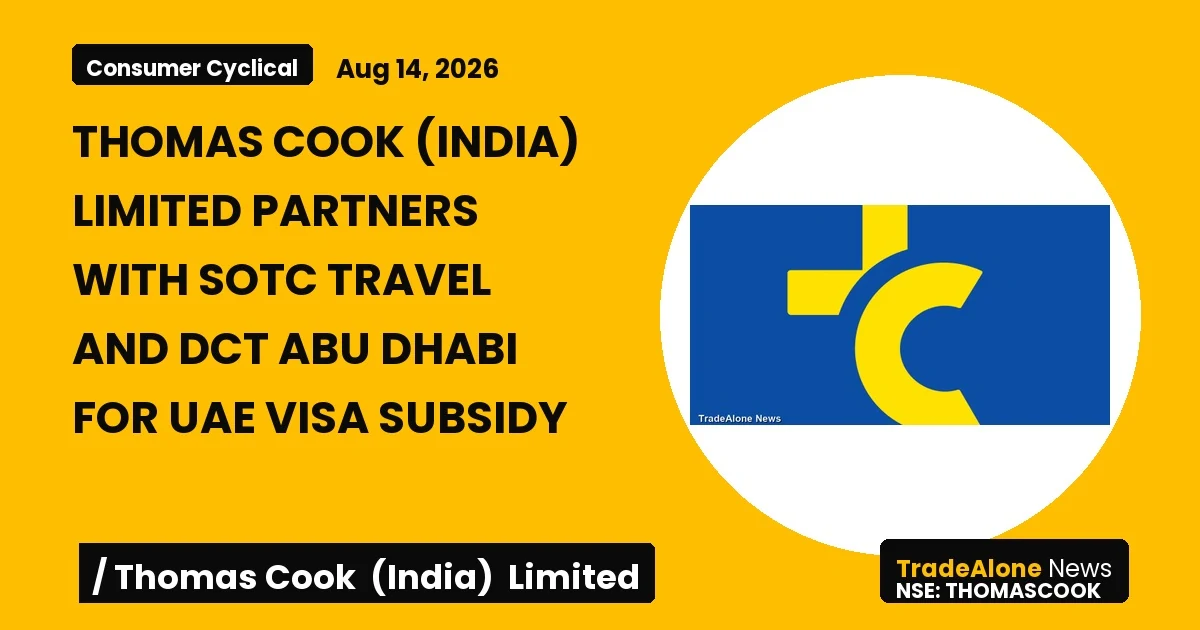 Thomas Cook (india) Limited Thomascook UAE Visa Subsidy