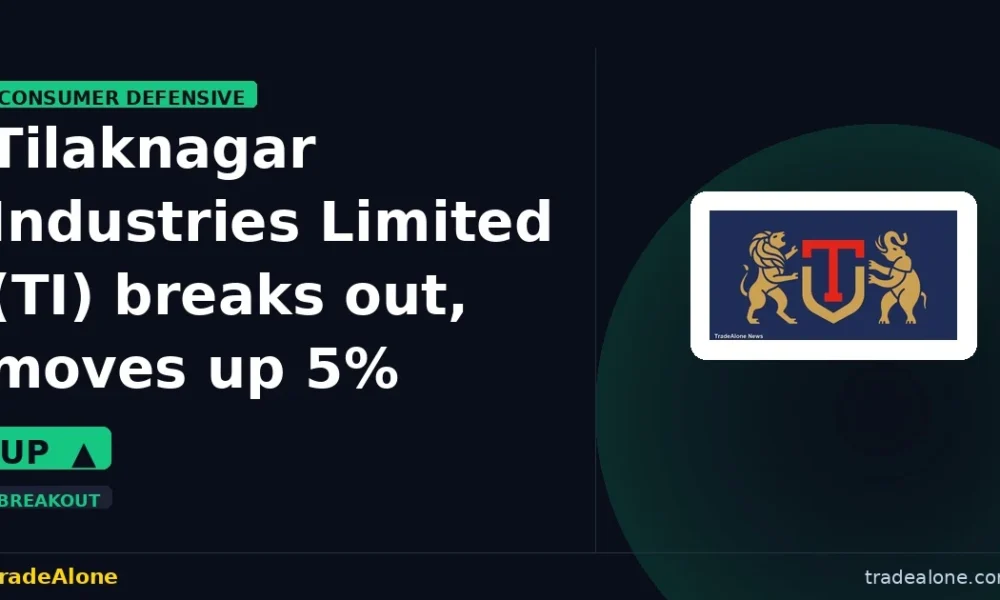 Tilaknagar Industries Limited TI breakout