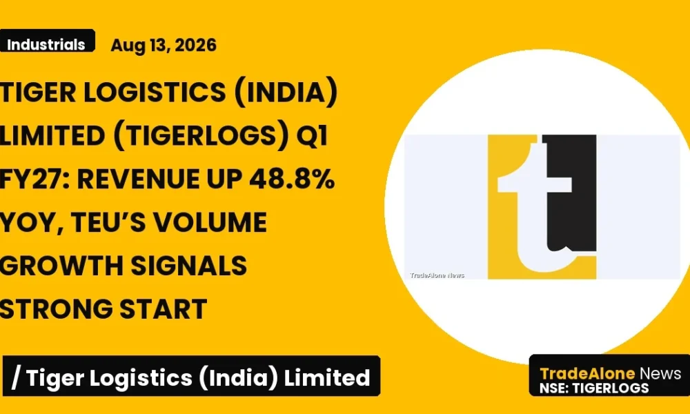 Tiger Logistics (india) Limited Tigerlogs Q1 FY27 Results