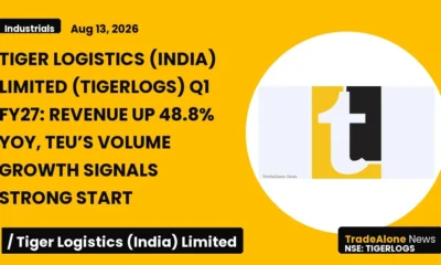 Tiger Logistics (india) Limited Tigerlogs Q1 FY27 Results