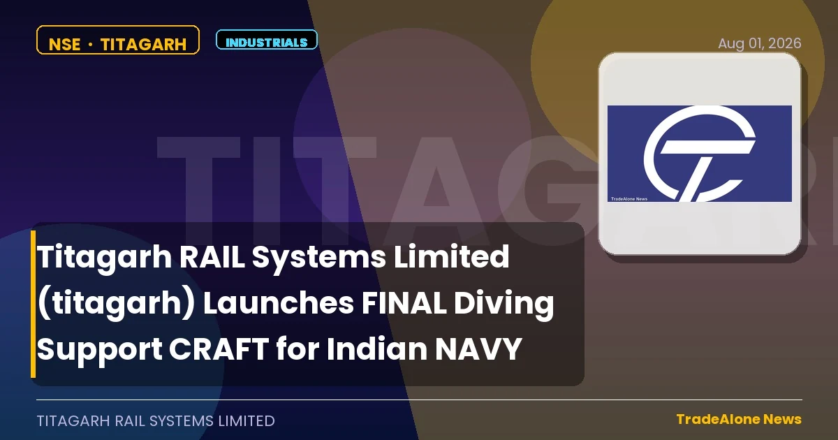 Titagarh Rail Systems Limited Titagarh Launch Diving Support Craft