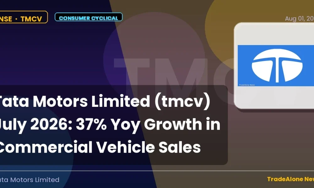 Tata Motors Limited TMCV July 2026 Sales Growth