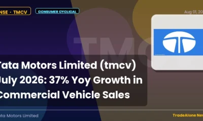 Tata Motors Limited TMCV July 2026 Sales Growth