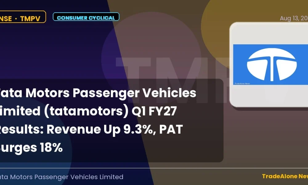 Tata Motors Q1 FY27 Results: Revenue Up 9.3%, PAT Surges 18%