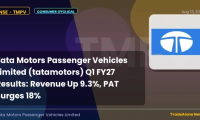 Tata Motors Q1 FY27 Results: Revenue Up 9.3%, PAT Surges 18%