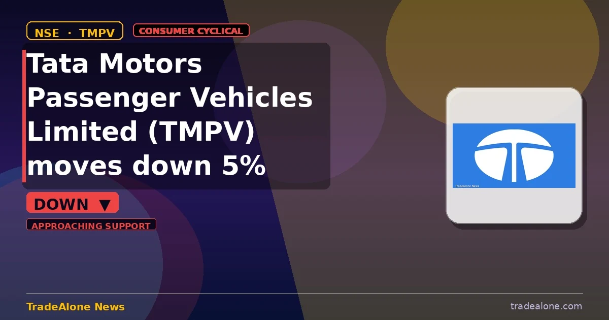 Tata Motors Passenger Vehicles Limited TMPV approaching support