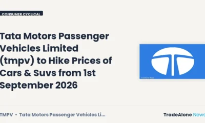 Tata Motors Passenger Vehicles Limited TMPV Price Hike