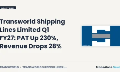 Transworld Shipping Lines Limited Transworld Q1 FY27 Results