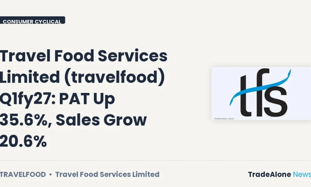 Travel Food Services Limited Travelfood Q1fy27 Results