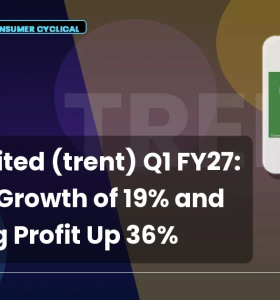 Trent Limited TRENT Q1 FY27 Results: Revenue Growth of 19% and Operating Profit Up 36%