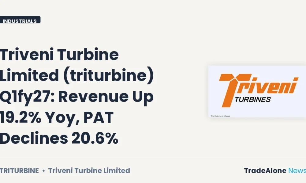 Triveni Turbine Limited Triturbine Q1fy27 Results