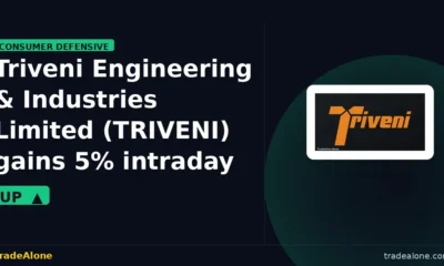 Triveni Engineering & Industries Limited TRIVENI gains 5% intraday