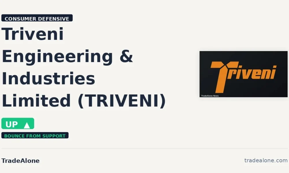 Triveni Engineering & Industries Limited TRIVENI gains 5% intraday