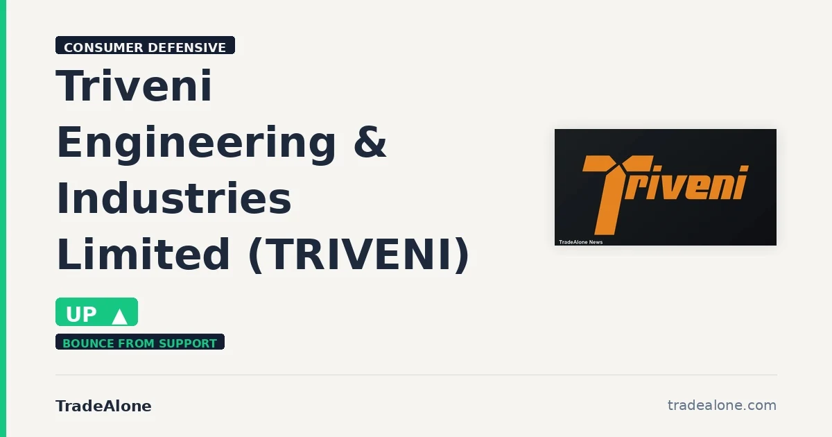 Triveni Engineering & Industries Limited TRIVENI gains 5% intraday