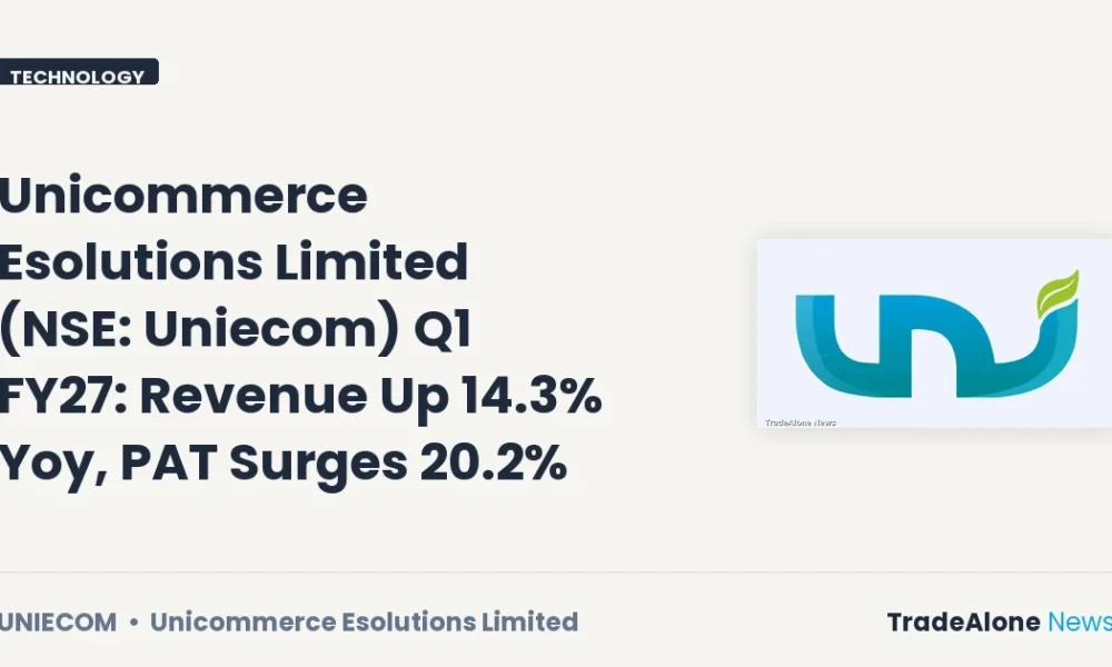Unicommerce Esolutions Limited NSE Uniecom Q1 FY27 Results