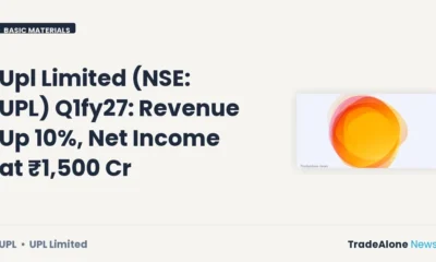 Upl Limited NSE UPL Q1fy27 Results