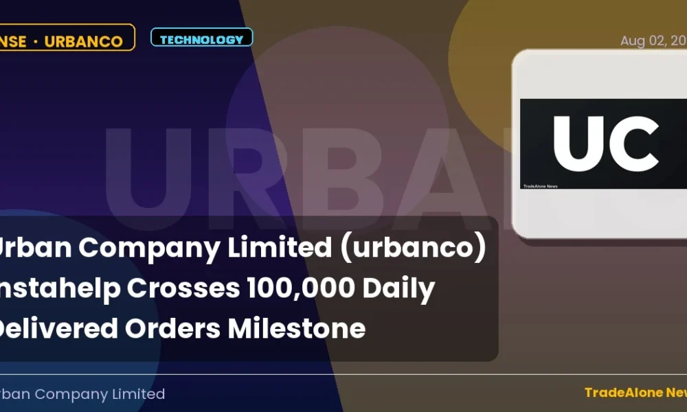 Urban Company Limited Urbanco Instahelp Daily Delivered Orders