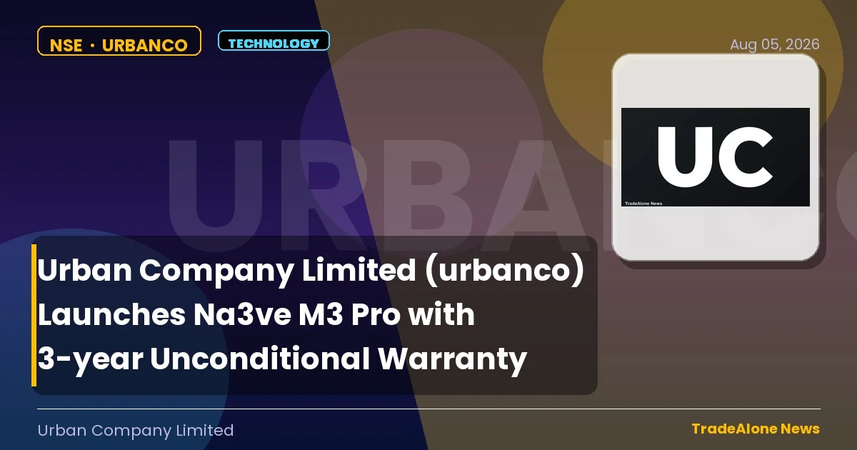 Urban Company Limited Urbanco August 2026 Launch