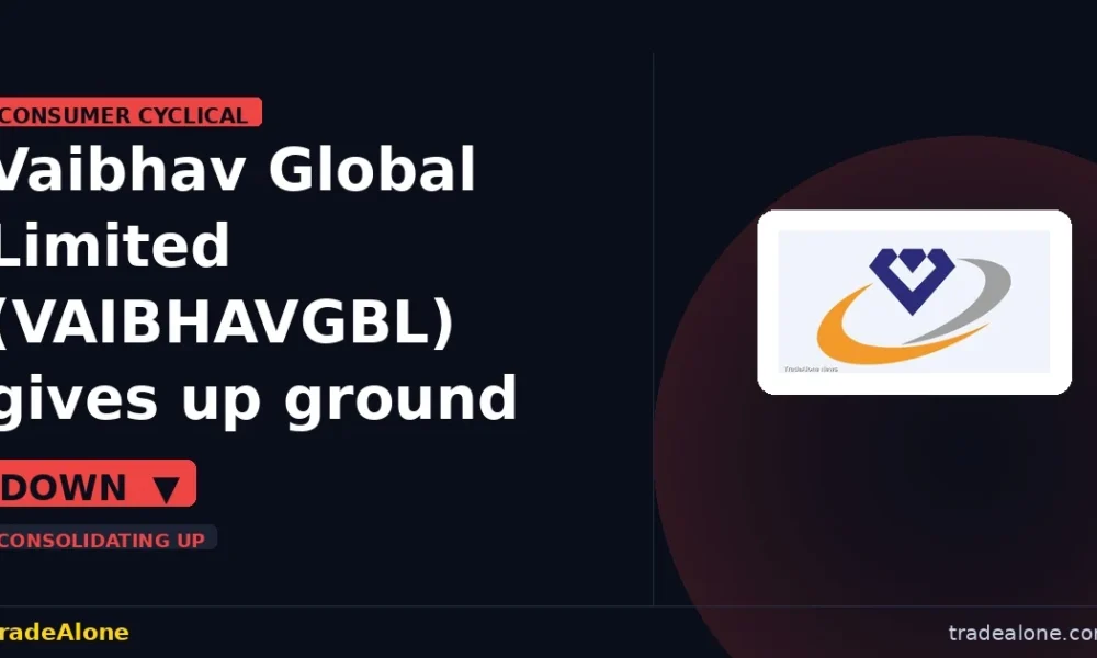 Vaibhav Global Limited VAIBHAVGBL 5% fall