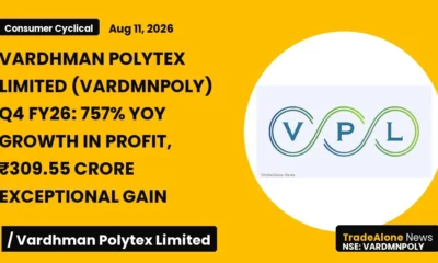 Vardhman Polytex Limited Vardmnpoly Q4 FY26 Results