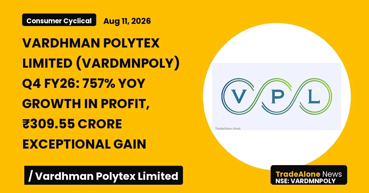Vardhman Polytex Limited Vardmnpoly Q4 FY26 Results