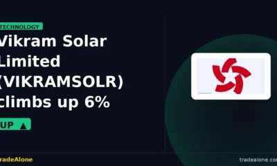 Vikram Solar Limited VIKRAMSOLR climbs up 6% intraday