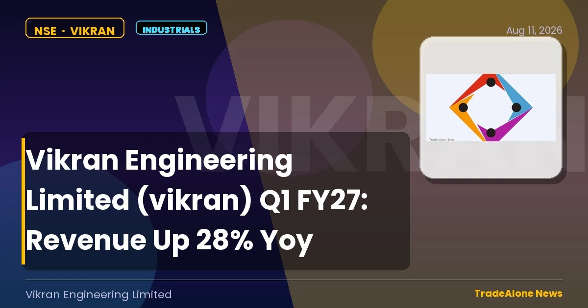Vikran Engineering Limited Vikran Q1 FY27 Revenue Growth