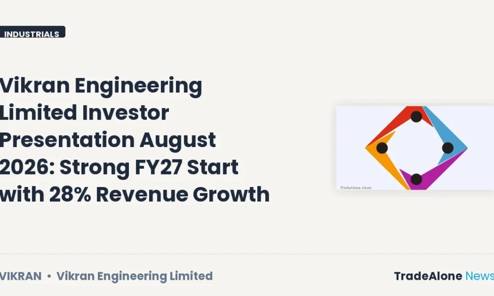 Vikran Engineering Limited Vikran Investor Presentation August 2026