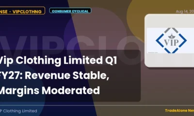 Vip Clothing Limited Q1 FY27 Earnings