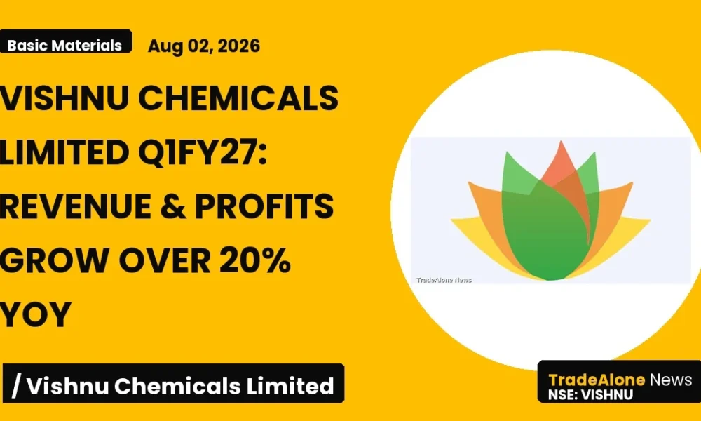 Vishnu Chemicals Limited Q1fy27 Earnings
