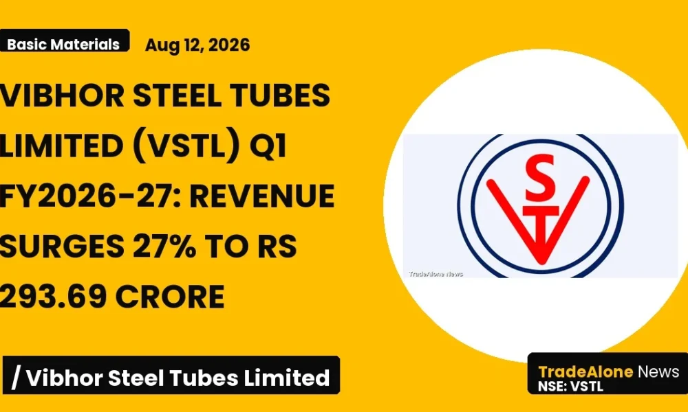 Vibhor Steel Tubes Limited VSTL Q1 Fy2026 Results