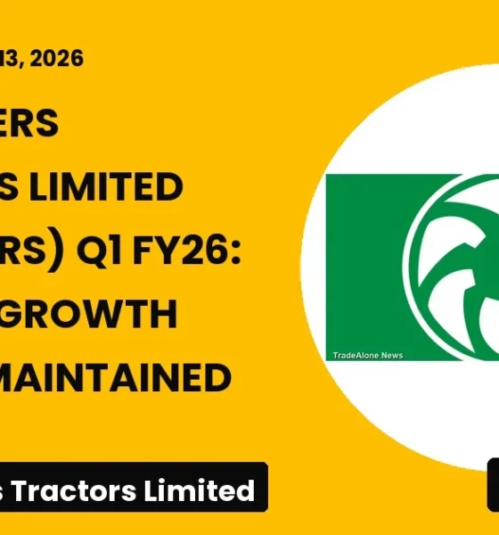 V.s.t Tillers Tractors Limited Vsttillers Q1 FY26 Results