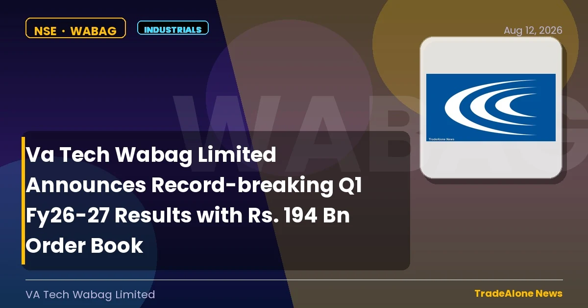 Va Tech Wabag Limited Q1 Fy26-27 Results