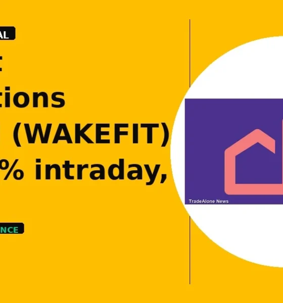 Wakefit Innovations Limited WAKEFIT gains 5% intraday