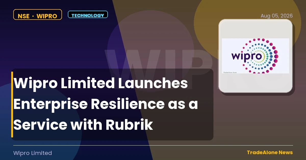 Wipro Limited WIPRO Enterprise Resilience as a Service Launch