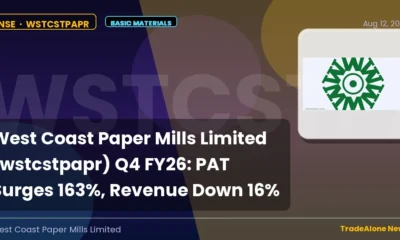 West Coast Paper Mills Limited Wstcstpapr Q4 FY26 Results