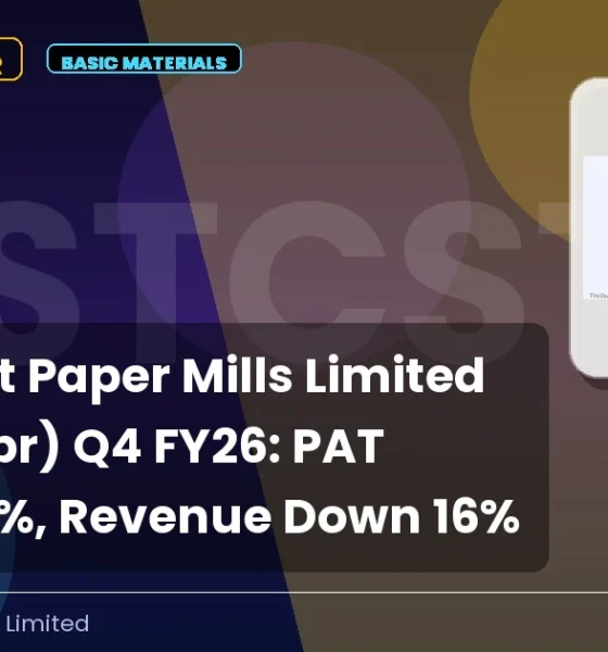 West Coast Paper Mills Limited Wstcstpapr Q4 FY26 Results