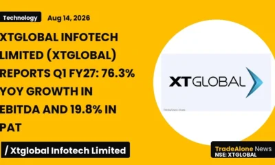 Xtglobal Infotech Limited Xtglobal Q1 FY27 Results: 76.3% Yoy Growth in Ebitda and 19.8% in PAT