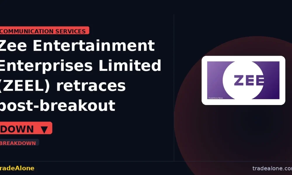 Zee Entertainment Enterprises Limited ZEEL pulls back from breakout highs