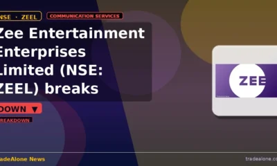 Zee Entertainment Enterprises Limited ZEEL breaks below support