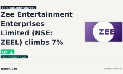 Zee Entertainment Enterprises Limited NSE ZEEL climbs 7%