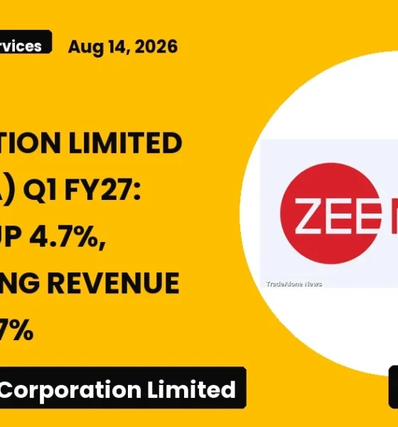 Zee Media Corporation Limited Zeemedia Q1 FY27 Results