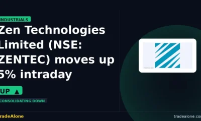 Zen Technologies Limited ZENTEC moves up 5% intraday